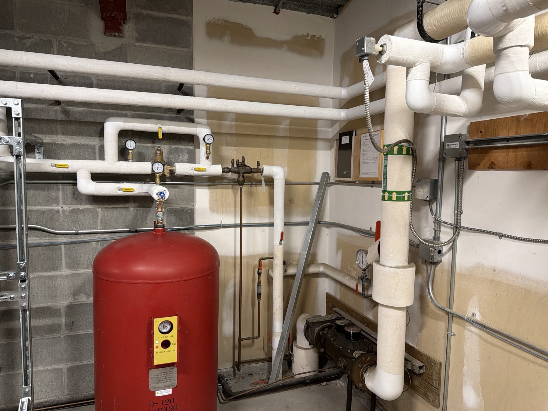 Mechanical room retrofit